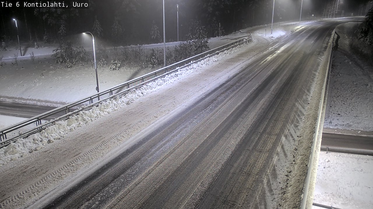Weather Camera Image Väg 6 Kontiolax, Uuro, Kontiolahti, Pohjois-Karjala