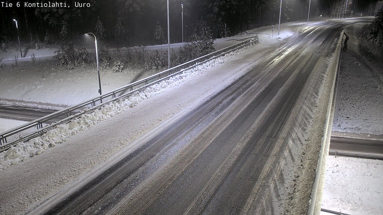 Weather Camera Image Väg 6 Kontiolax, Uuro, Kontiolahti, Pohjois-Karjala