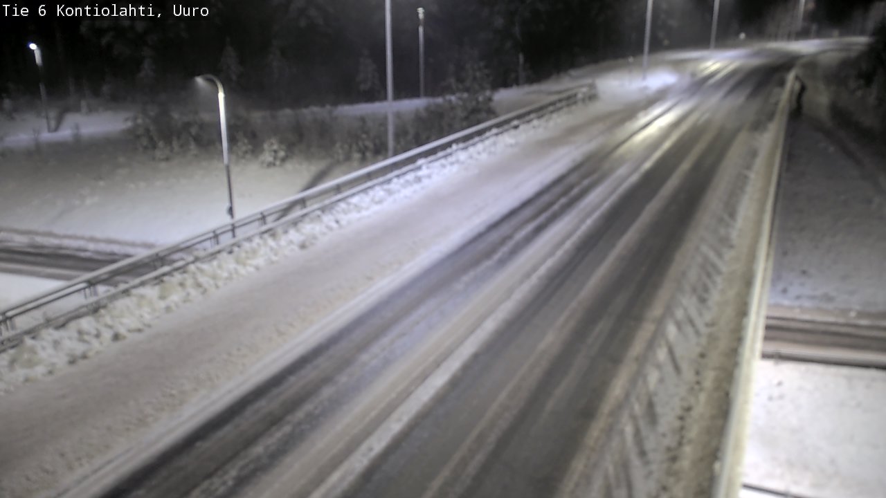 Weather Camera Image Väg 6 Kontiolax, Uuro, Kontiolahti, Pohjois-Karjala