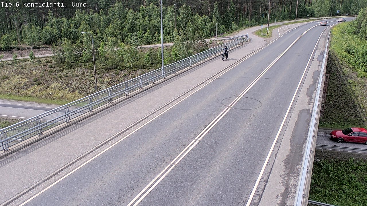 Weather Camera Image Väg 6 Kontiolax, Uuro, Kontiolahti, Pohjois-Karjala