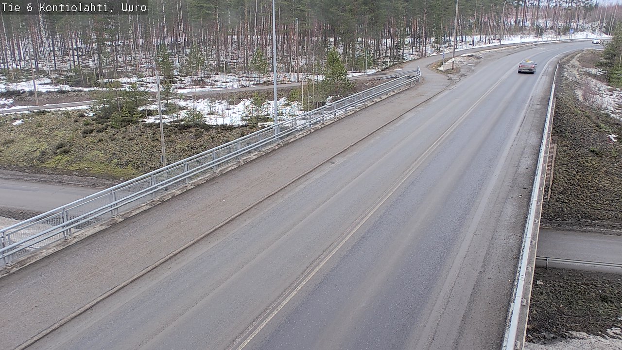 Weather Camera Image Väg 6 Kontiolax, Uuro, Kontiolahti, Pohjois-Karjala
