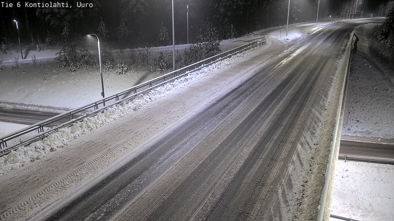 Weather Camera Image Väg 6 Kontiolax, Uuro, Kontiolahti, Pohjois-Karjala