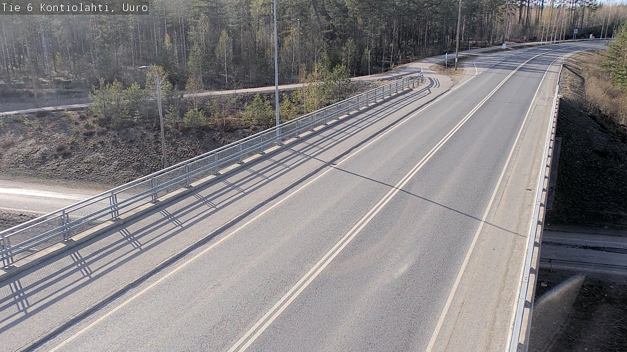 Kelikamerat Kuva Tie 6 Kontiolahti, Uuro, Kontiolahti, Pohjois-Karjala