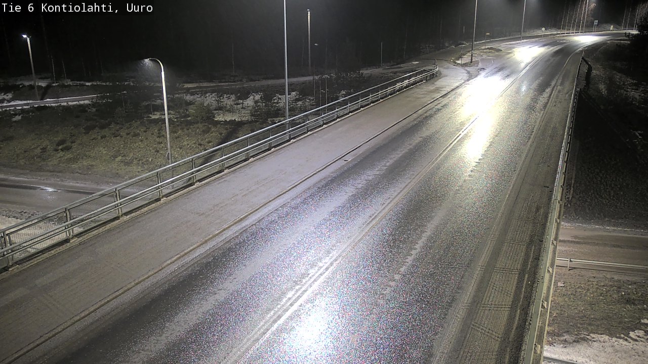 Weather Camera Image Väg 6 Kontiolax, Uuro, Kontiolahti, Pohjois-Karjala