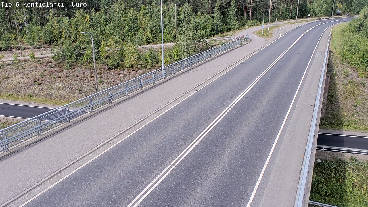 Weather Camera Image Väg 6 Kontiolax, Uuro, Kontiolahti, Pohjois-Karjala
