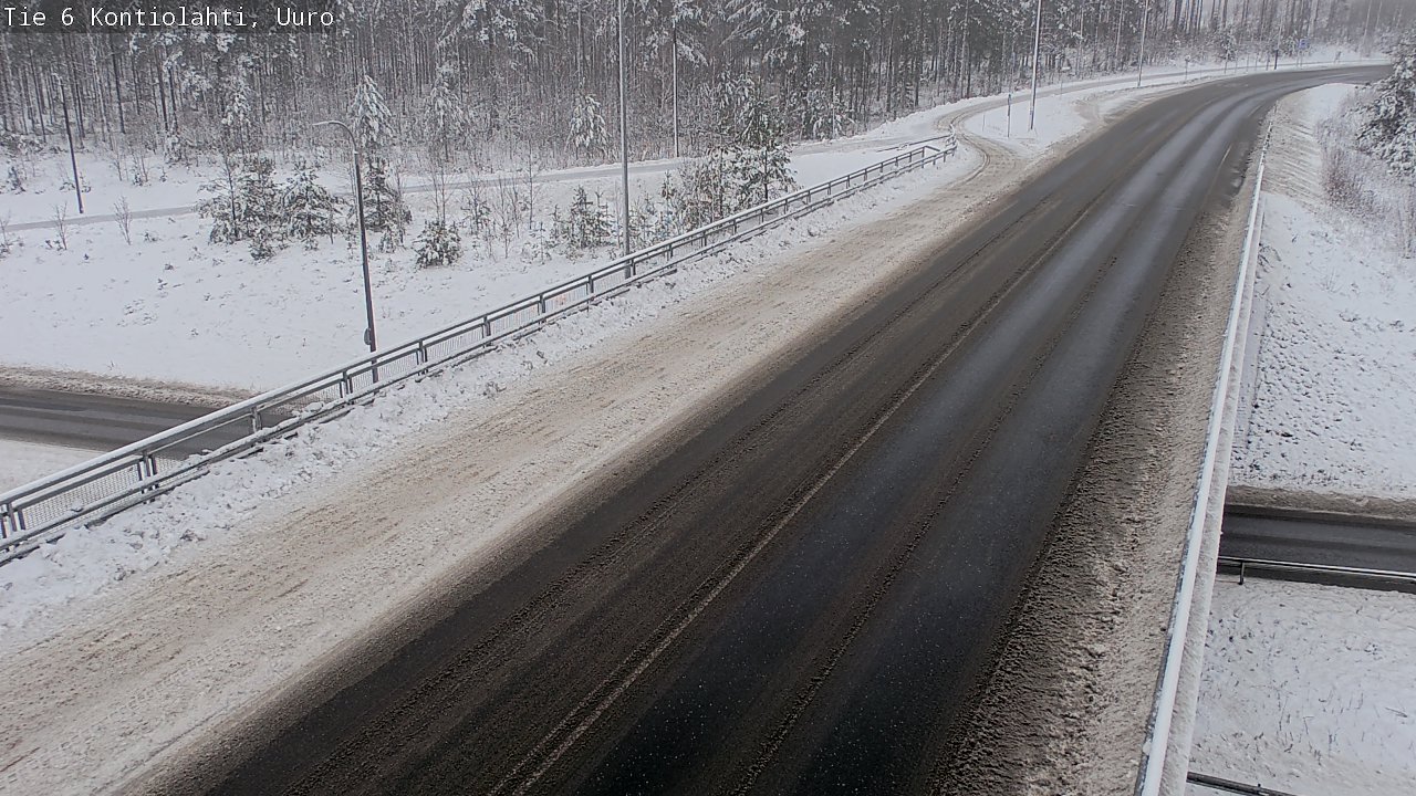 Weather Camera Image Väg 6 Kontiolax, Uuro, Kontiolahti, Pohjois-Karjala