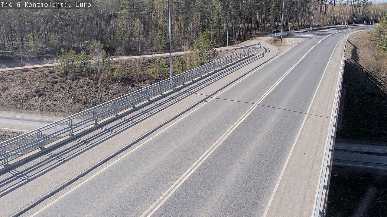 Kelikamerat Kuva Tie 6 Kontiolahti, Uuro, Kontiolahti, Pohjois-Karjala