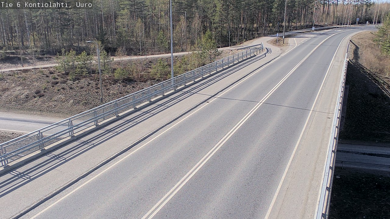 Kelikamerat Kuva Tie 6 Kontiolahti, Uuro, Kontiolahti, Pohjois-Karjala