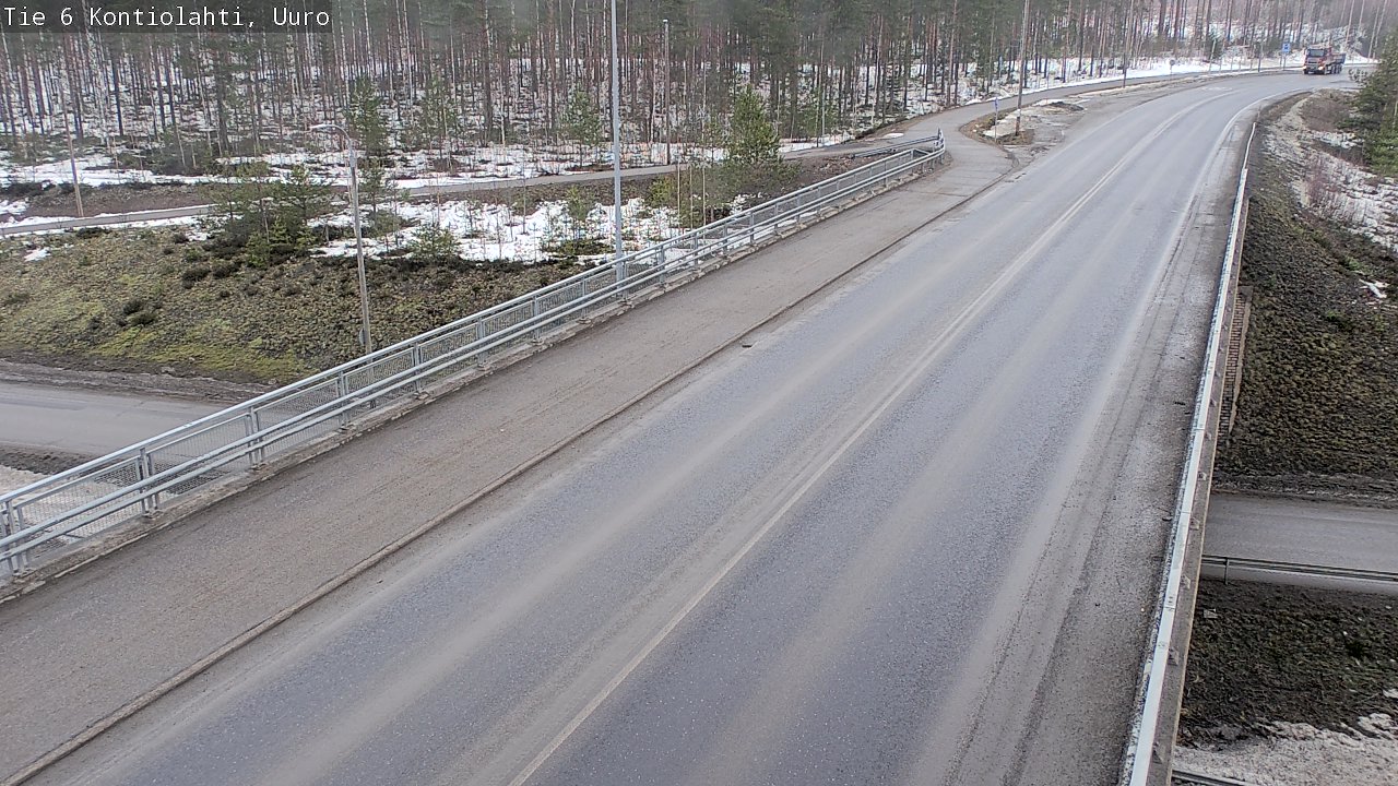 Weather Camera Image Väg 6 Kontiolax, Uuro, Kontiolahti, Pohjois-Karjala