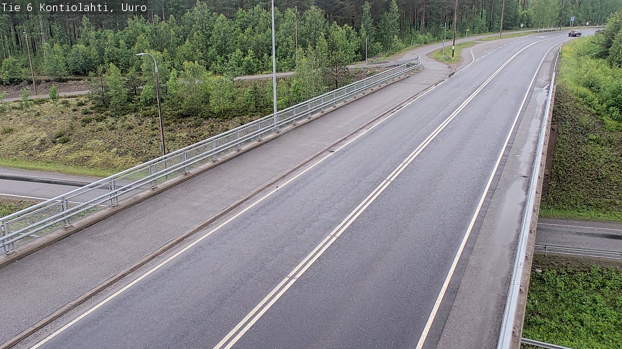Weather Camera Image Väg 6 Kontiolax, Uuro, Kontiolahti, Pohjois-Karjala