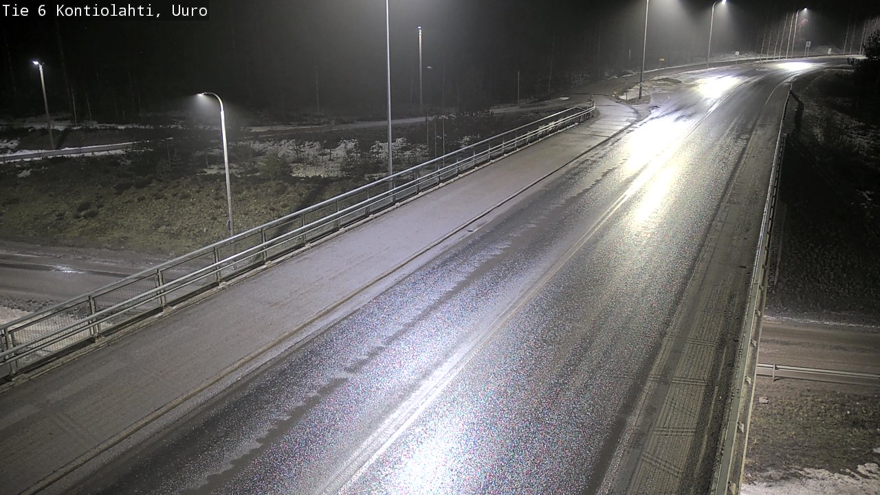 Weather Camera Image Väg 6 Kontiolax, Uuro, Kontiolahti, Pohjois-Karjala
