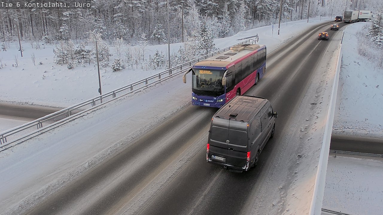 Kelikamerat Kuva Tie 6 Kontiolahti, Uuro, Kontiolahti, Pohjois-Karjala