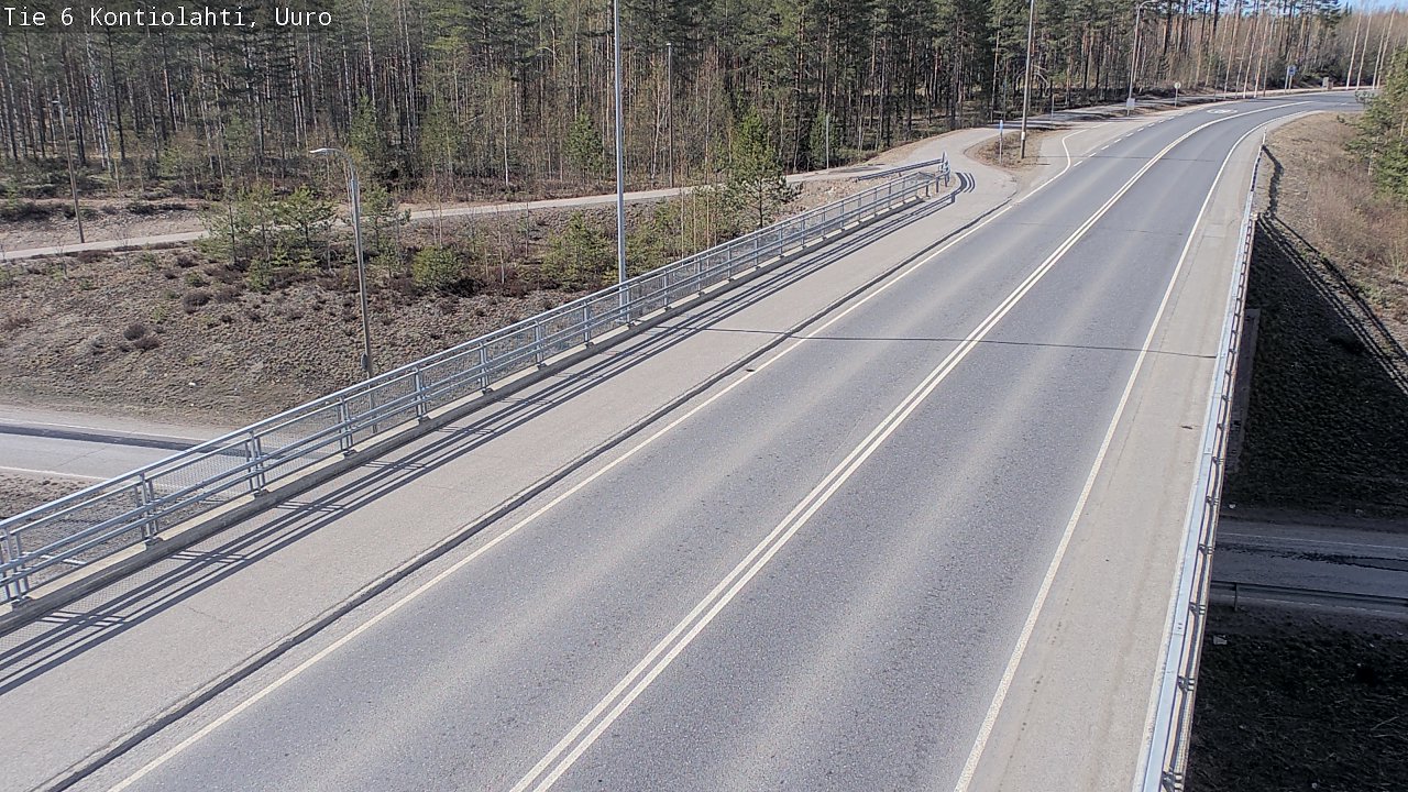 Kelikamerat Kuva Tie 6 Kontiolahti, Uuro, Kontiolahti, Pohjois-Karjala