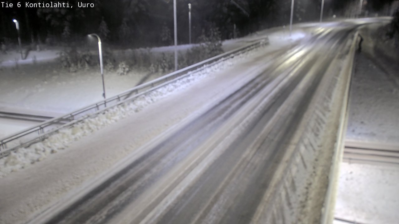 Weather Camera Image Väg 6 Kontiolax, Uuro, Kontiolahti, Pohjois-Karjala
