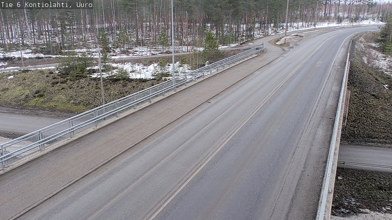 Weather Camera Image Väg 6 Kontiolax, Uuro, Kontiolahti, Pohjois-Karjala