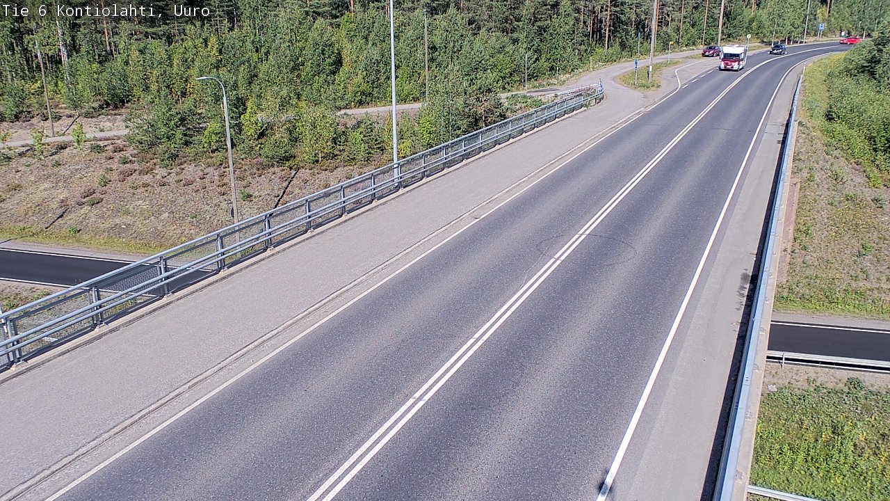 Kelikamerat Kuva Tie 6 Kontiolahti, Uuro, Kontiolahti, Pohjois-Karjala