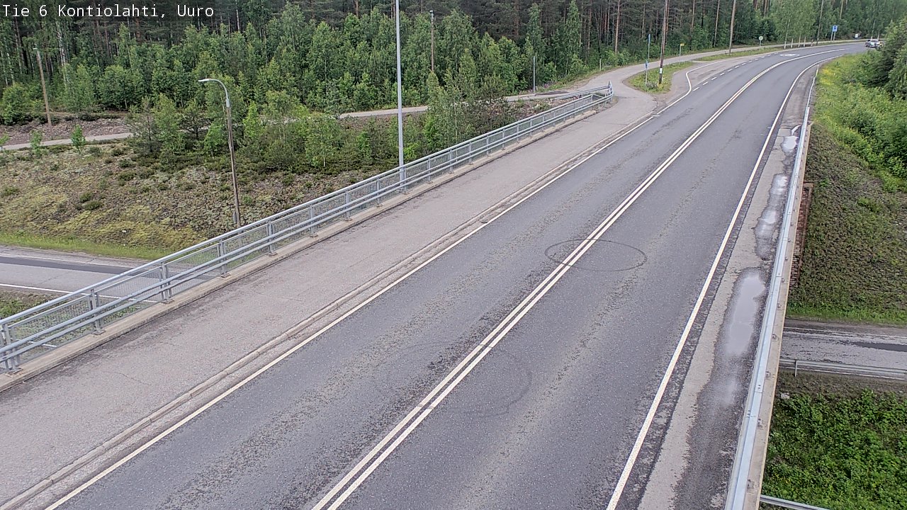 Weather Camera Image Väg 6 Kontiolax, Uuro, Kontiolahti, Pohjois-Karjala