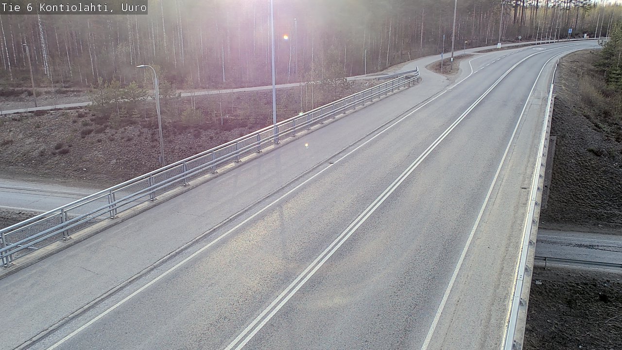 Kelikamerat Kuva Tie 6 Kontiolahti, Uuro, Kontiolahti, Pohjois-Karjala