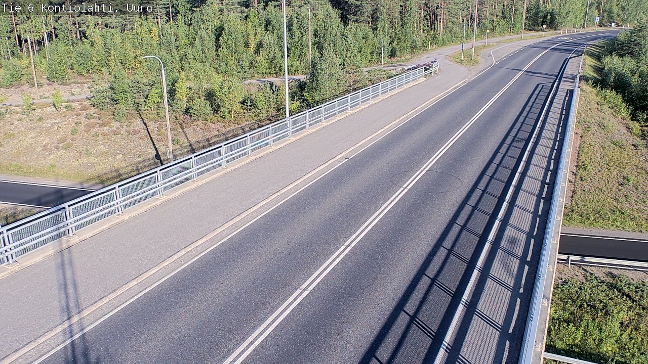 Weather Camera Image Road 6 Kontiolahti, Uuro, Kontiolahti, Pohjois-Karjala