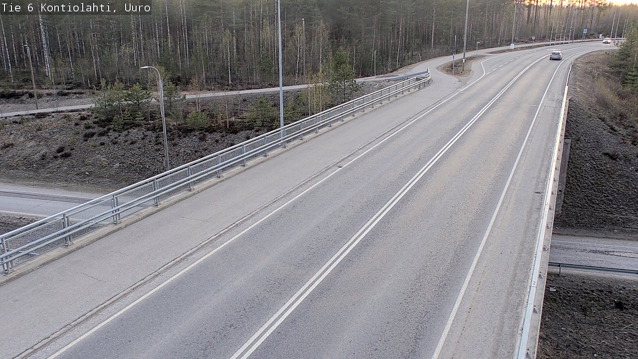 Kelikamerat Kuva Tie 6 Kontiolahti, Uuro, Kontiolahti, Pohjois-Karjala