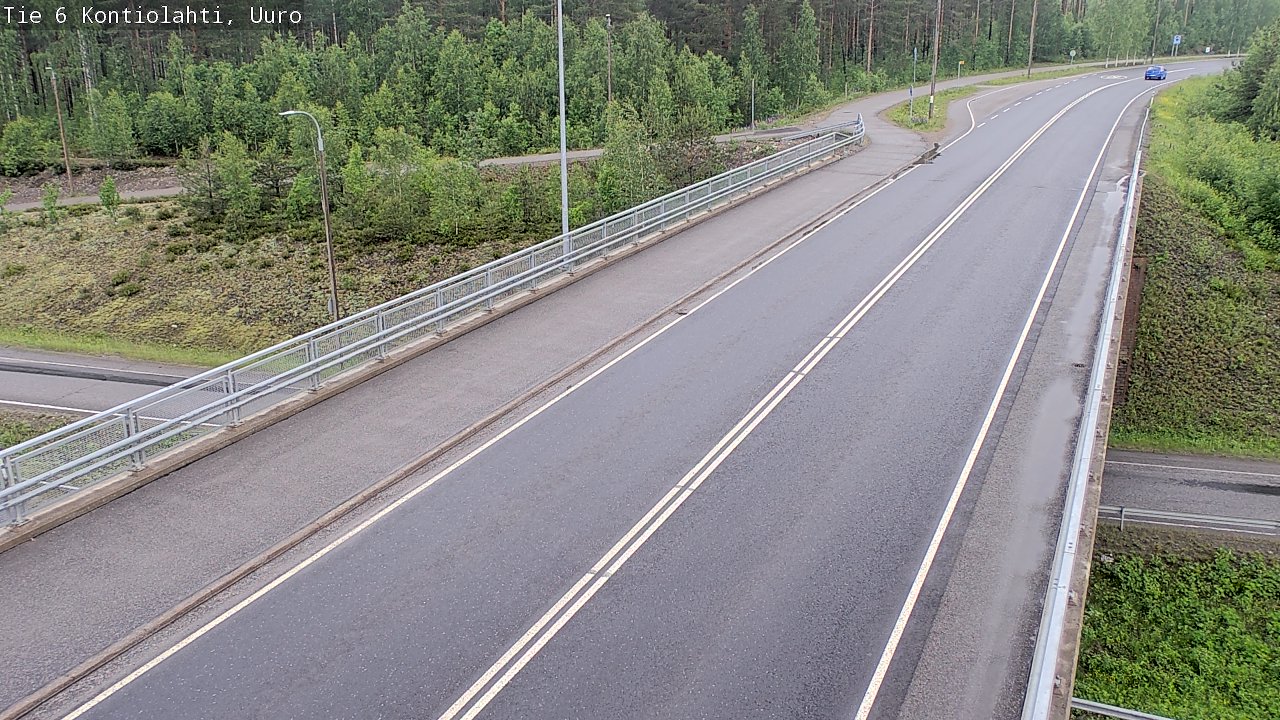 Weather Camera Image Väg 6 Kontiolax, Uuro, Kontiolahti, Pohjois-Karjala