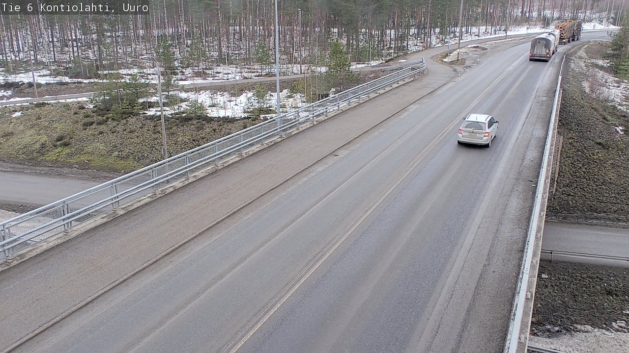 Weather Camera Image Väg 6 Kontiolax, Uuro, Kontiolahti, Pohjois-Karjala