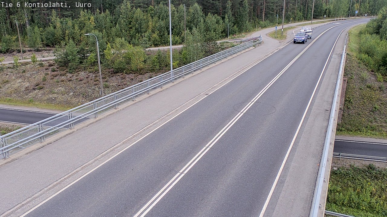 Weather Camera Image Väg 6 Kontiolax, Uuro, Kontiolahti, Pohjois-Karjala