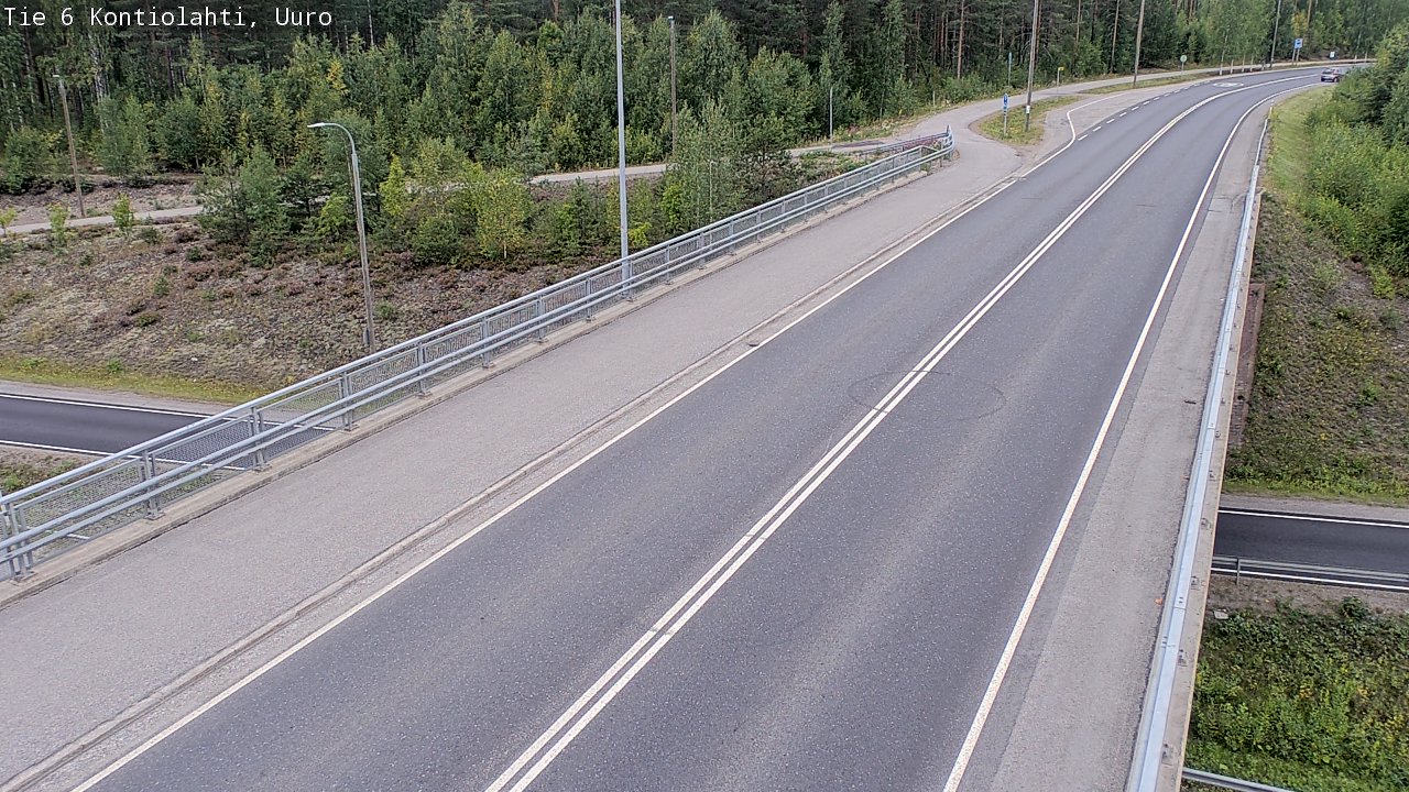 Weather Camera Image Väg 6 Kontiolax, Uuro, Kontiolahti, Pohjois-Karjala