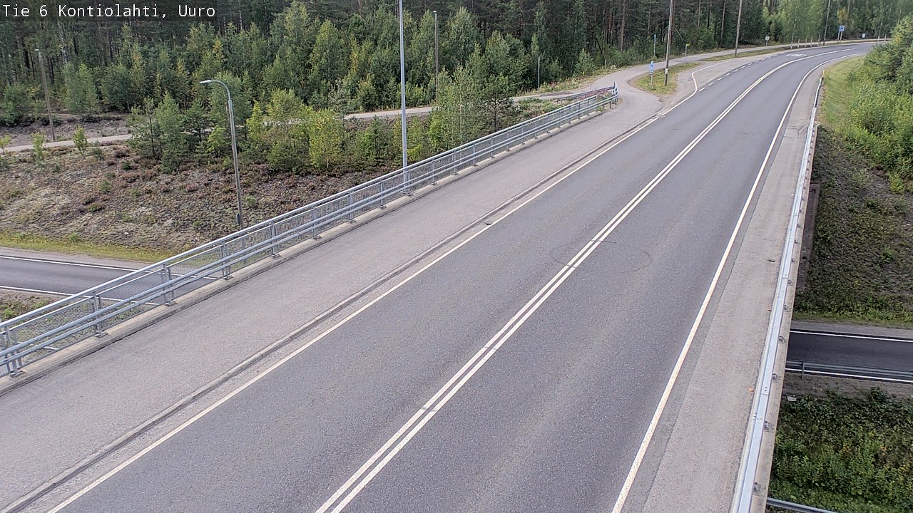 Weather Camera Image Väg 6 Kontiolax, Uuro, Kontiolahti, Pohjois-Karjala