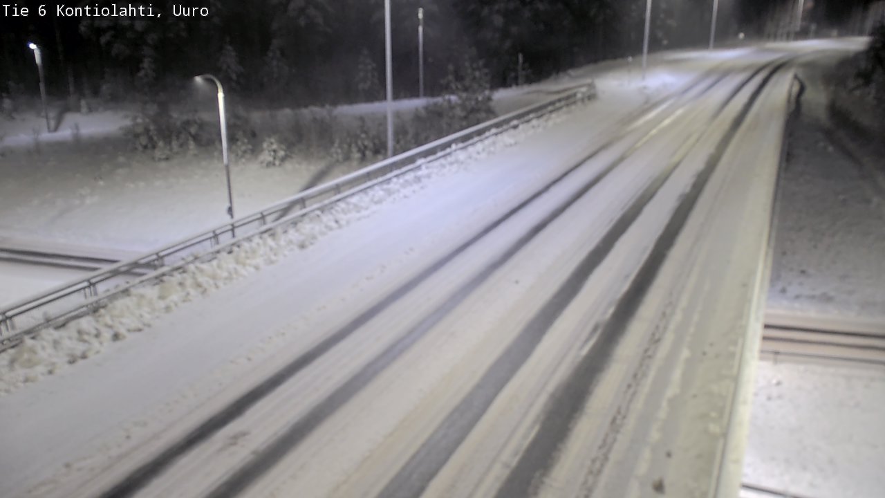 Weather Camera Image Väg 6 Kontiolax, Uuro, Kontiolahti, Pohjois-Karjala