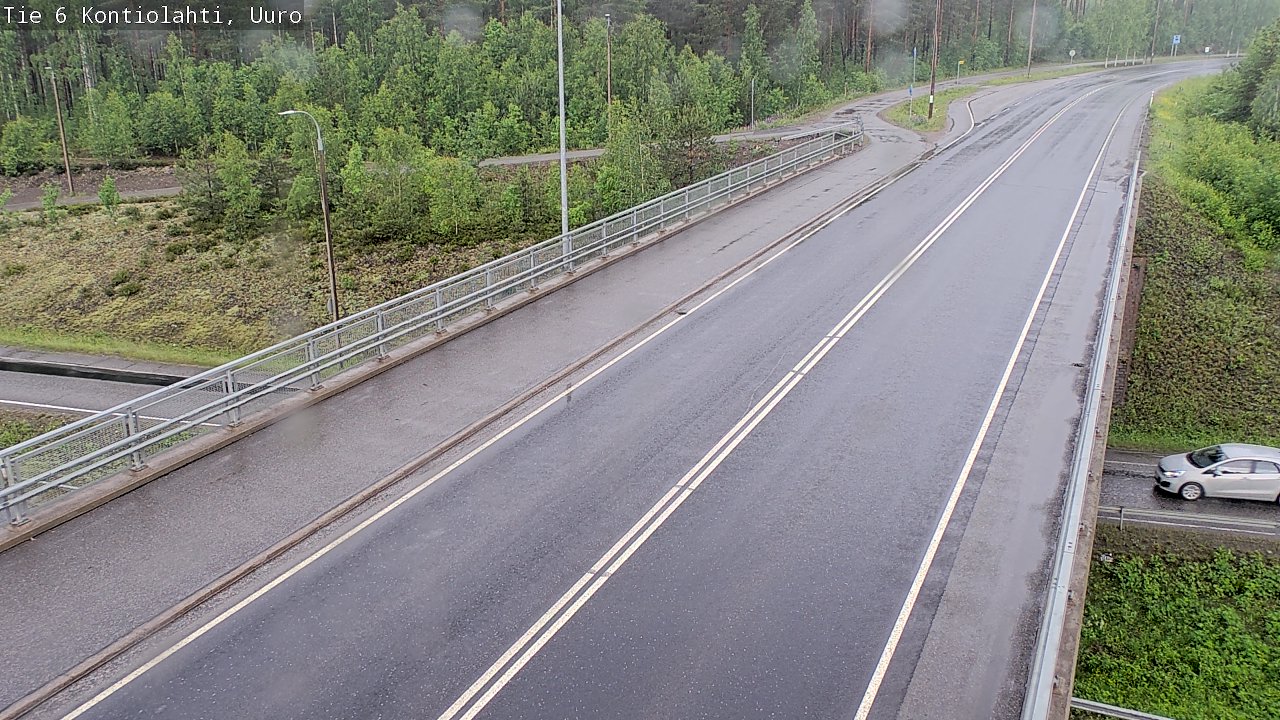 Weather Camera Image Road 6 Kontiolahti, Uuro, Kontiolahti, Pohjois-Karjala
