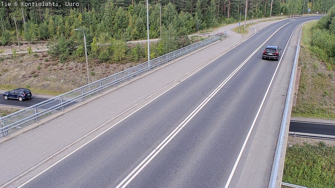 Weather Camera Image Road 6 Kontiolahti, Uuro, Kontiolahti, Pohjois-Karjala
