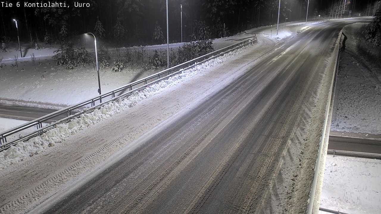 Weather Camera Image Väg 6 Kontiolax, Uuro, Kontiolahti, Pohjois-Karjala