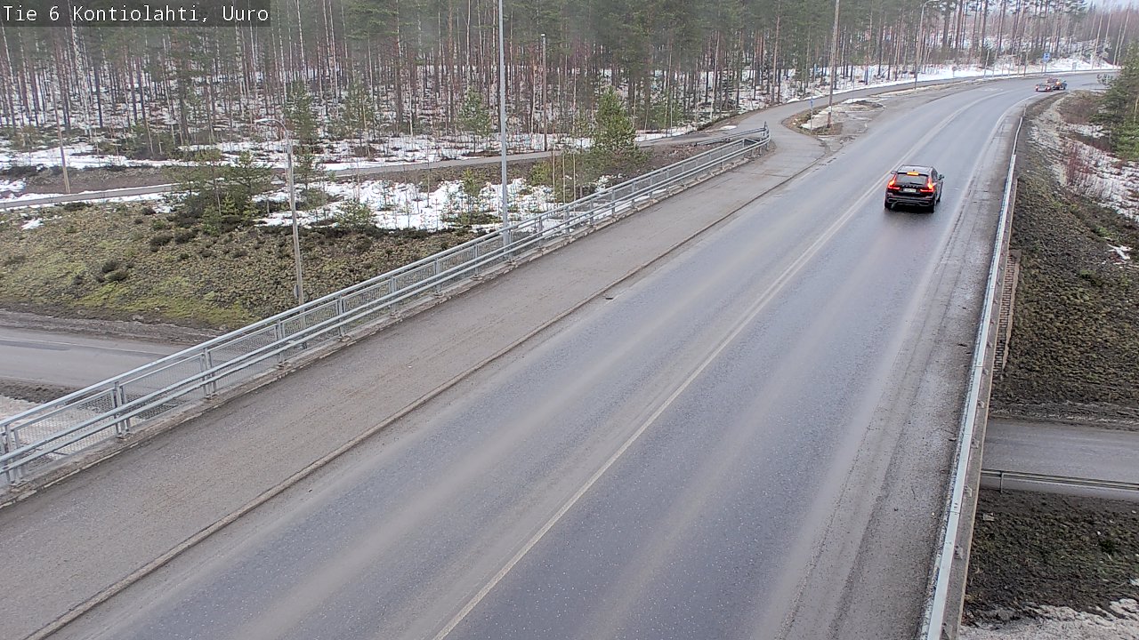 Weather Camera Image Väg 6 Kontiolax, Uuro, Kontiolahti, Pohjois-Karjala