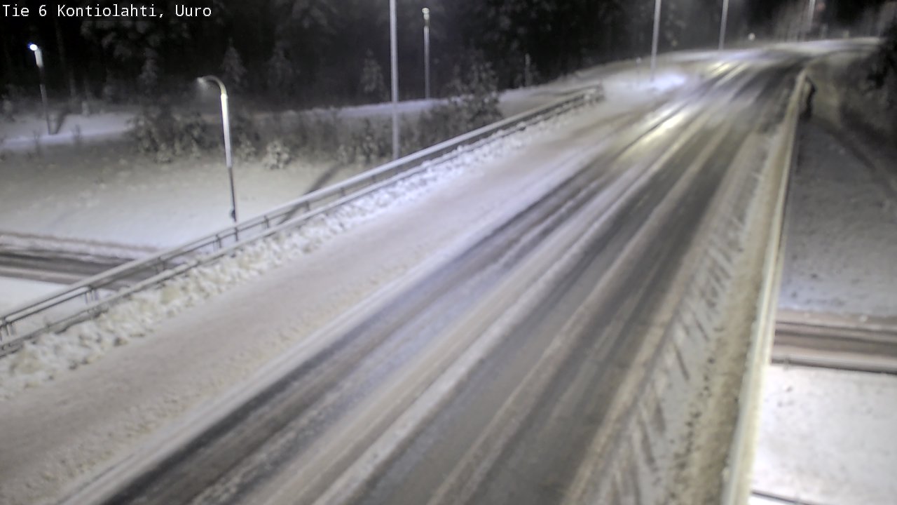 Weather Camera Image Väg 6 Kontiolax, Uuro, Kontiolahti, Pohjois-Karjala