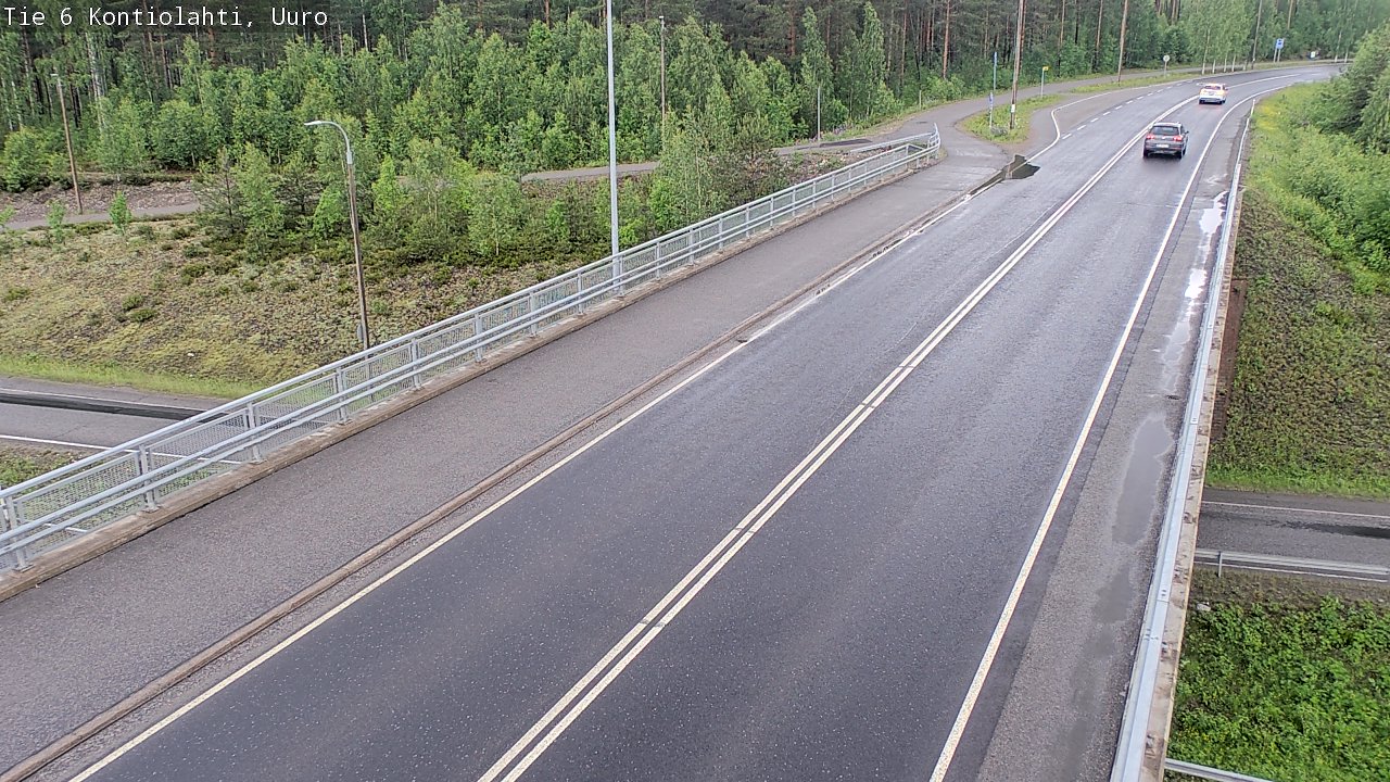 Weather Camera Image Väg 6 Kontiolax, Uuro, Kontiolahti, Pohjois-Karjala