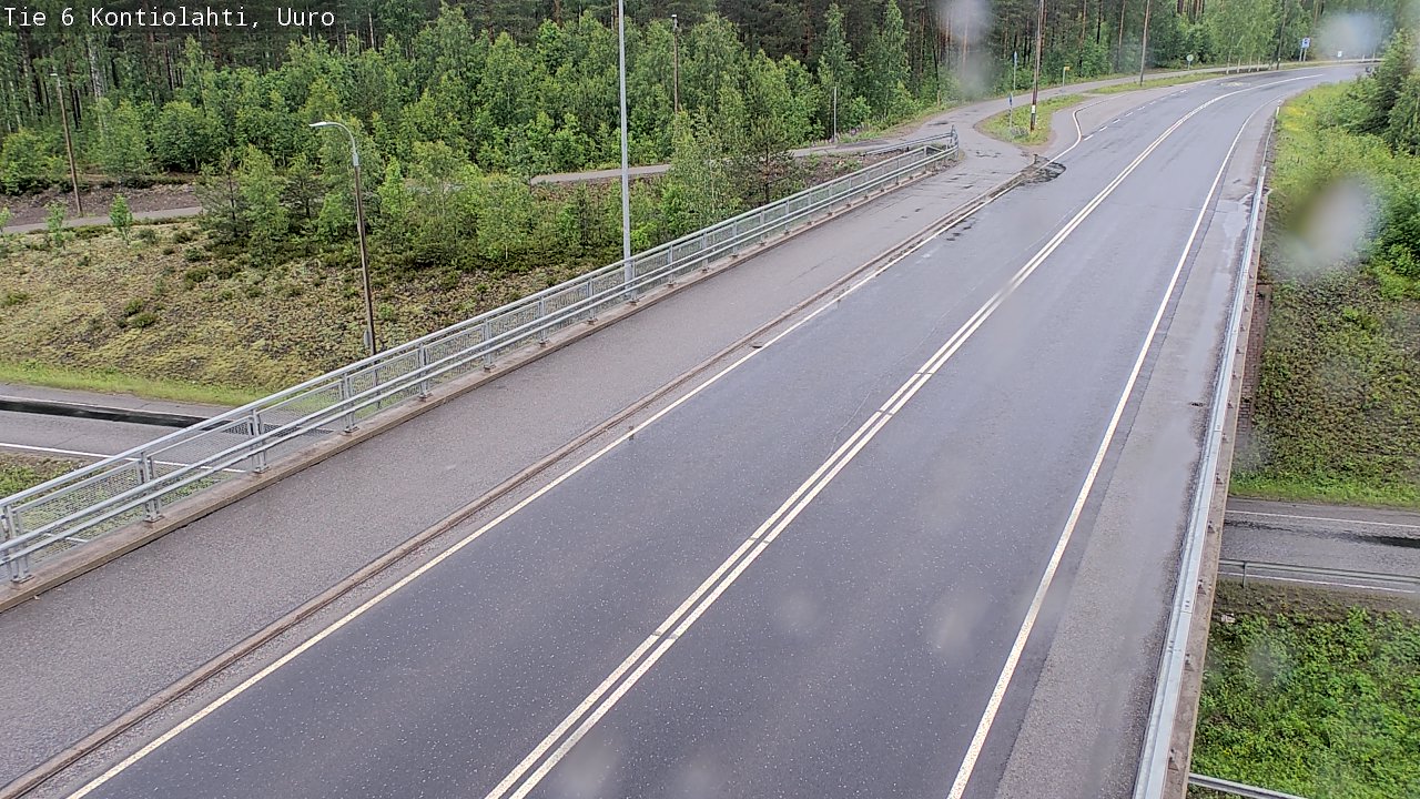 Weather Camera Image Väg 6 Kontiolax, Uuro, Kontiolahti, Pohjois-Karjala