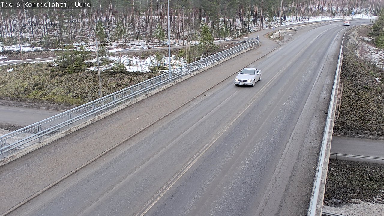 Weather Camera Image Väg 6 Kontiolax, Uuro, Kontiolahti, Pohjois-Karjala