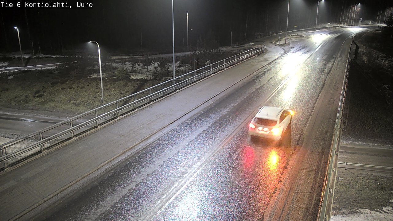 Weather Camera Image Väg 6 Kontiolax, Uuro, Kontiolahti, Pohjois-Karjala
