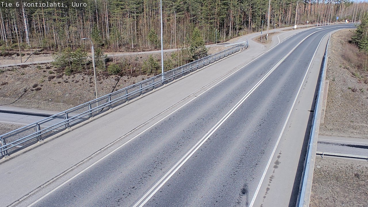 Kelikamerat Kuva Tie 6 Kontiolahti, Uuro, Kontiolahti, Pohjois-Karjala