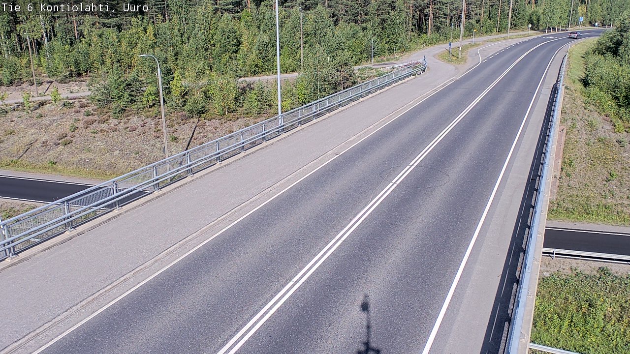 Weather Camera Image Road 6 Kontiolahti, Uuro, Kontiolahti, Pohjois-Karjala