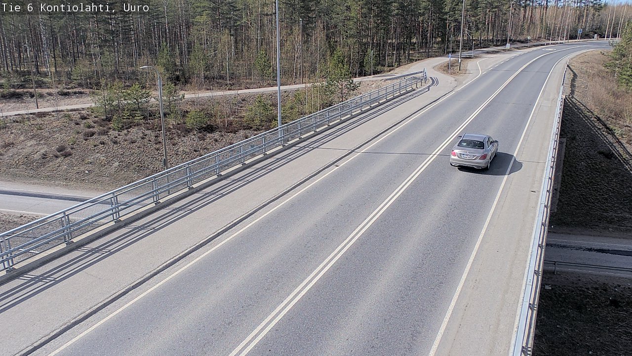 Kelikamerat Kuva Tie 6 Kontiolahti, Uuro, Kontiolahti, Pohjois-Karjala