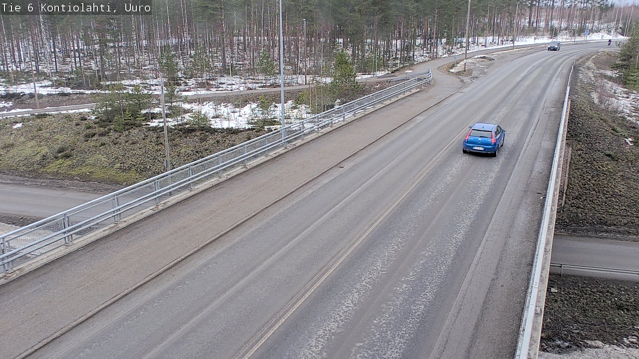 Weather Camera Image Väg 6 Kontiolax, Uuro, Kontiolahti, Pohjois-Karjala