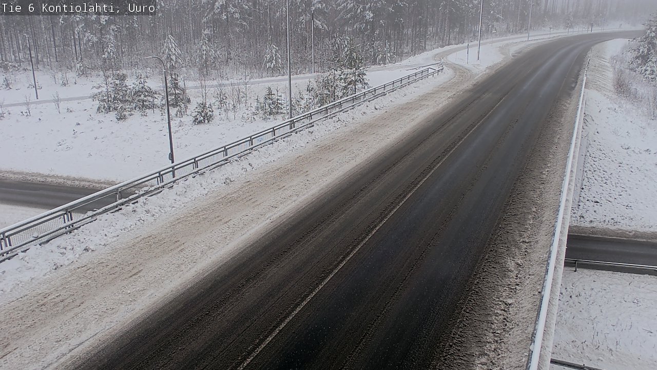 Weather Camera Image Väg 6 Kontiolax, Uuro, Kontiolahti, Pohjois-Karjala
