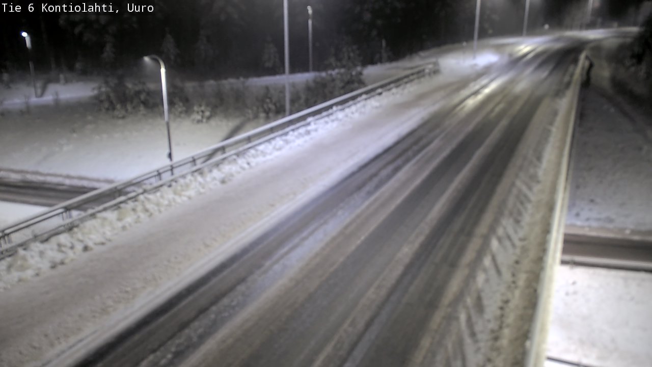 Weather Camera Image Väg 6 Kontiolax, Uuro, Kontiolahti, Pohjois-Karjala