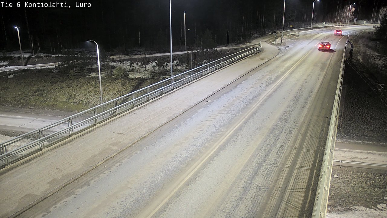 Weather Camera Image Väg 6 Kontiolax, Uuro, Kontiolahti, Pohjois-Karjala