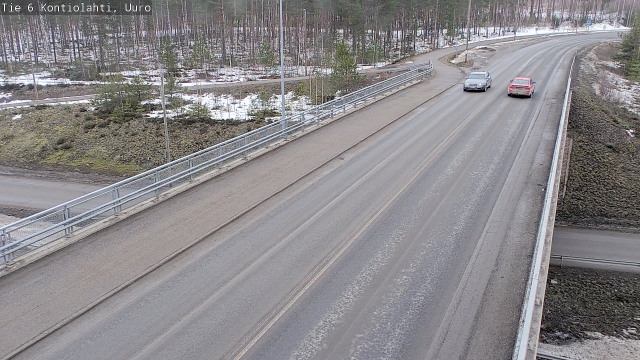 Weather Camera Image Väg 6 Kontiolax, Uuro, Kontiolahti, Pohjois-Karjala