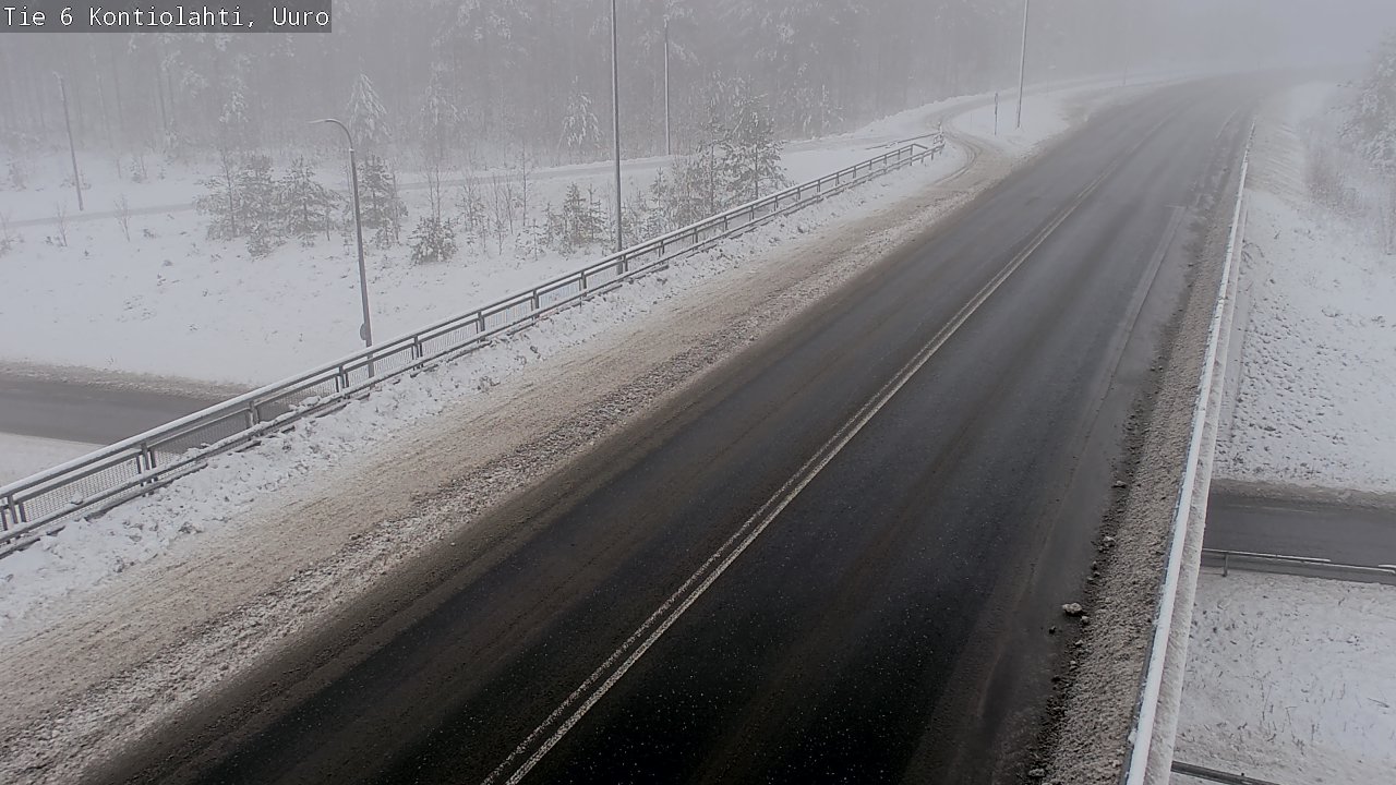 Weather Camera Image Väg 6 Kontiolax, Uuro, Kontiolahti, Pohjois-Karjala