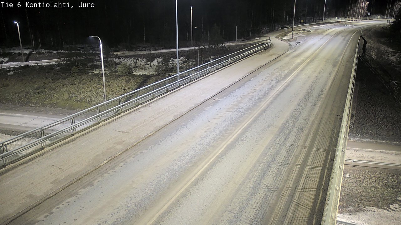 Weather Camera Image Väg 6 Kontiolax, Uuro, Kontiolahti, Pohjois-Karjala