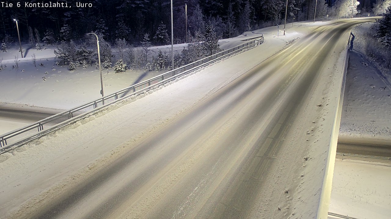Kelikamerat Kuva Tie 6 Kontiolahti, Uuro, Kontiolahti, Pohjois-Karjala